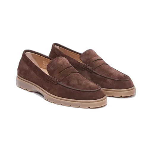 Suede Penny Loafers