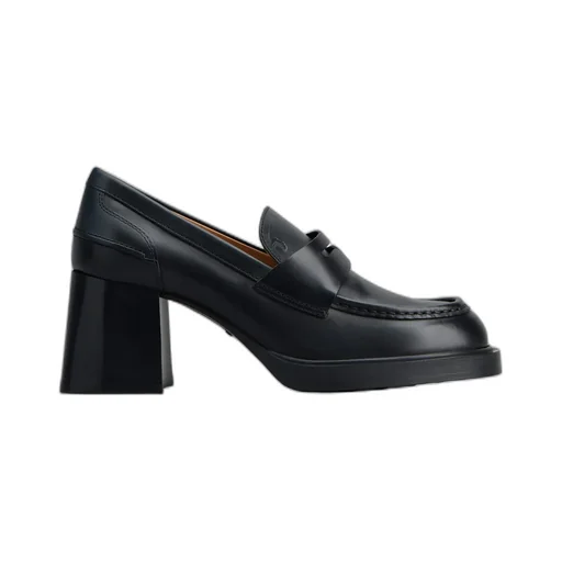 Logo Debossed Almond Toe Pumps