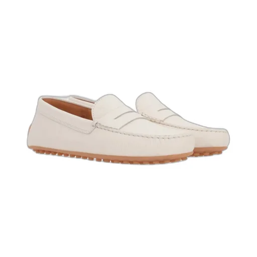 Gommino Round Toe Slip-On Loafers