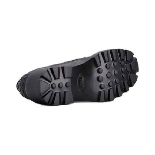 Logo-Buckle Almond Toe Loafers