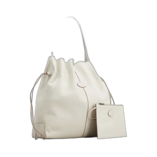 Medium Di Leather Bucket Bag