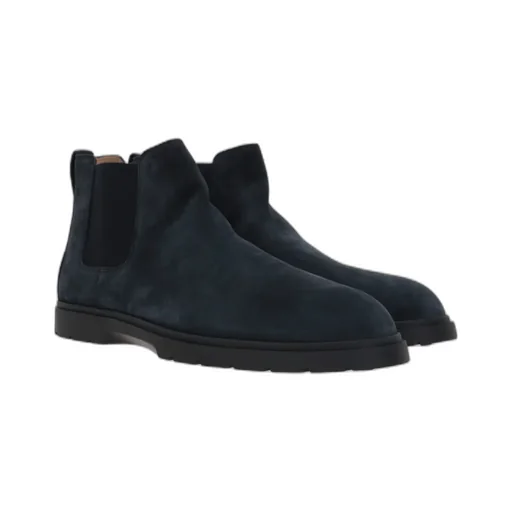 Tronchetto Round Toe Boots