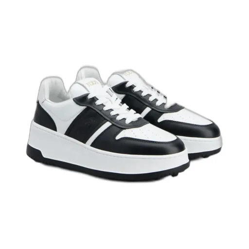 Two Toned Panelled Sneakers