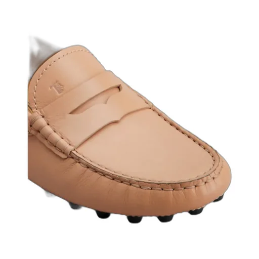 Moccasins Logo Embossed Loafers