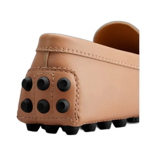 Moccasins Logo Embossed Loafers