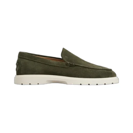 Logo Embossed Slip-On Loafers