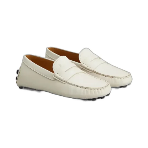 Moccasins Logo Embossed Loafers