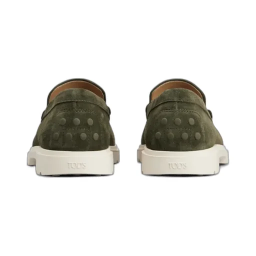 Logo Embossed Slip-On Loafers