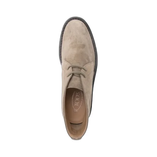 Desert Round Toe Lace-Up Boots