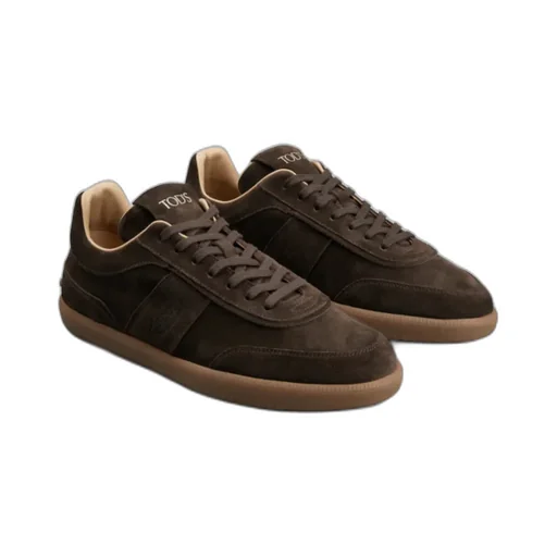 Almond-Toe Lace-Up Sneakers