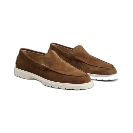 Logo Embossed Slip-On Loafers