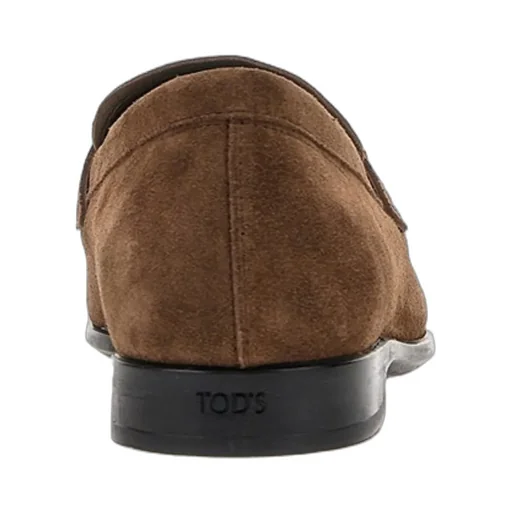 Penny-Straps Suede Loafers
