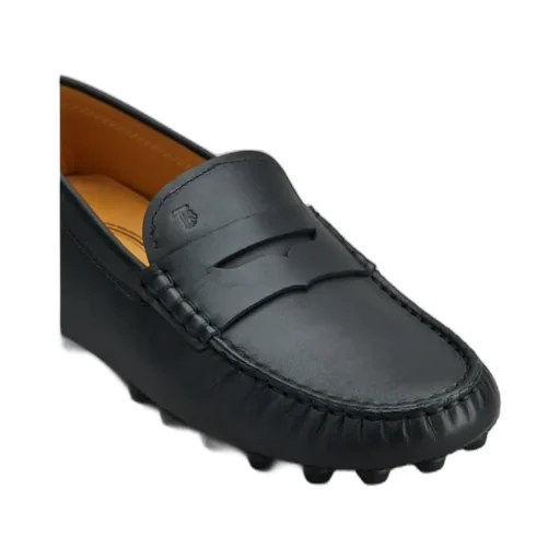 Penny-Slot Leather Loafers