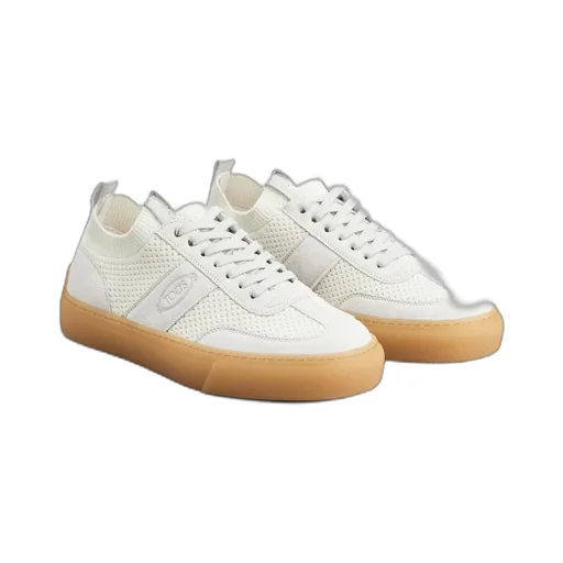 Panelled Lace-Up Sneakers