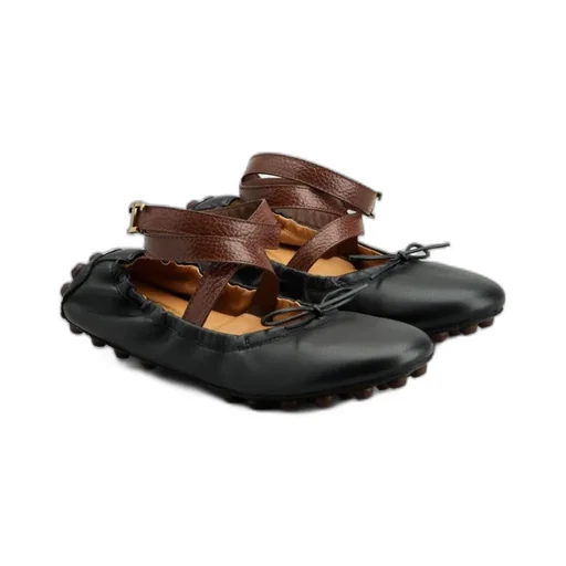 Gommino Wraparound Style Ballerina Shoes