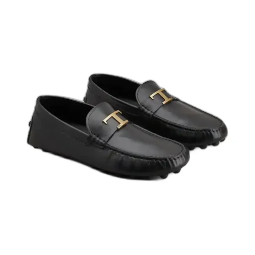 Gommino Logo Plaque Loafers