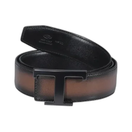 Reversible Logo Plaque Buckle Belt