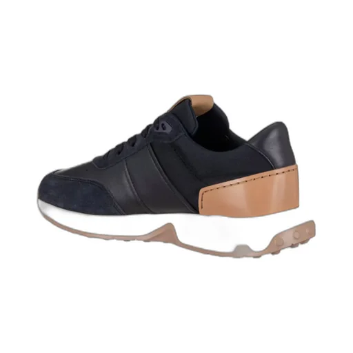 Panelled Lace-Up Sneakers