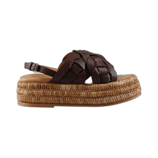 Woven Slingback Sandals