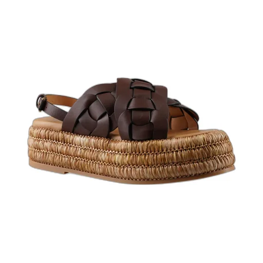 Woven Slingback Sandals
