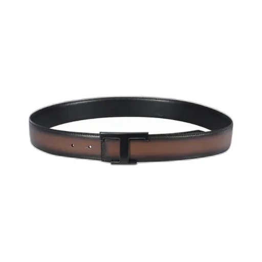 Reversible Logo Plaque Buckle Belt