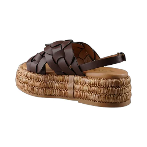 Woven Slingback Sandals