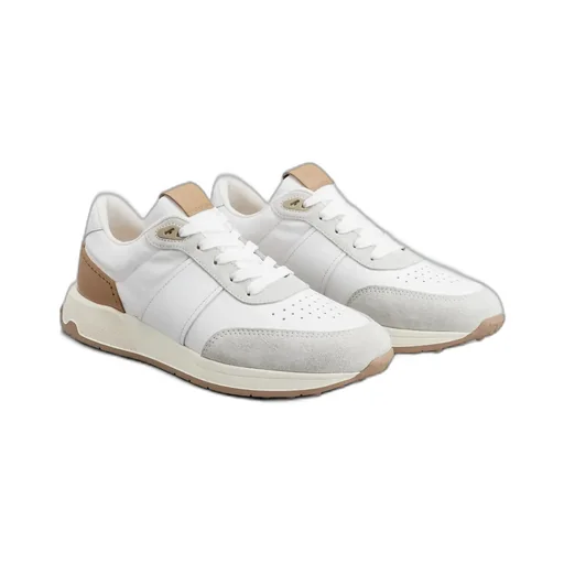Round Toe Lace-Up Sneakers