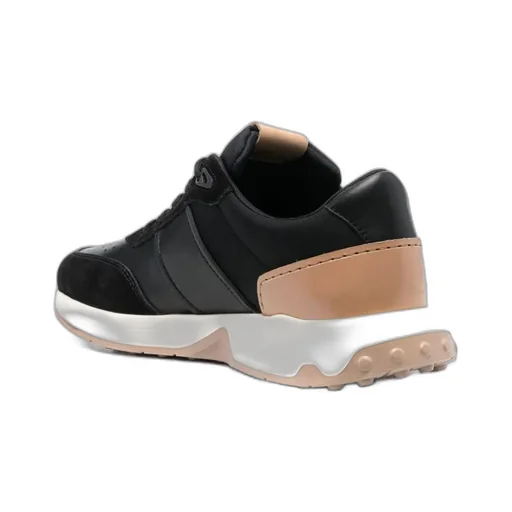 Panelled Lace-Up Sneakers
