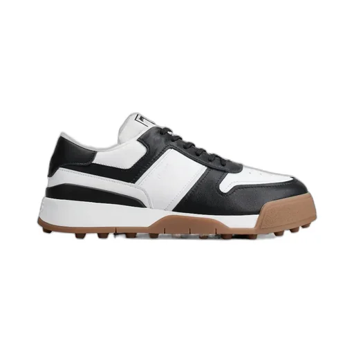 Panelled Lace-Up Sneakers