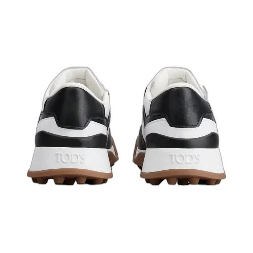 Panelled Lace-Up Sneakers