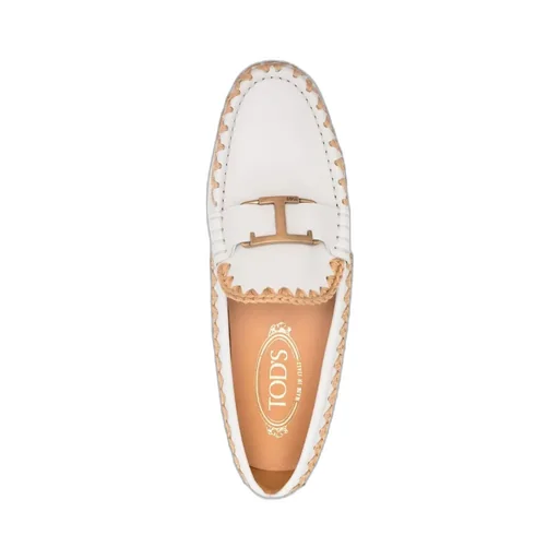 Whipstitch Buckled Loafers