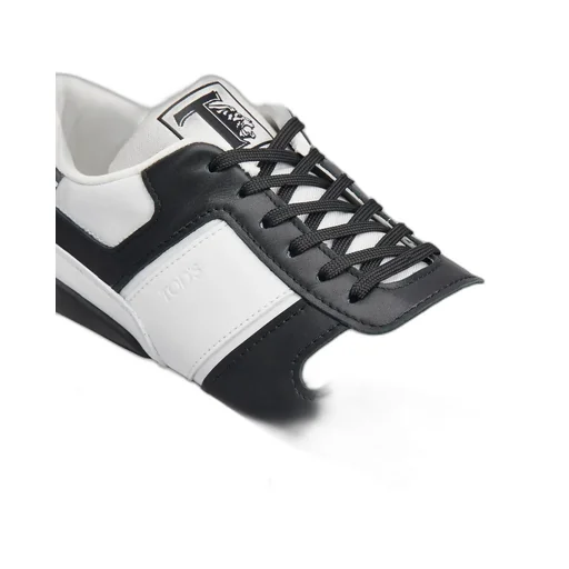 Panelled Lace-Up Sneakers