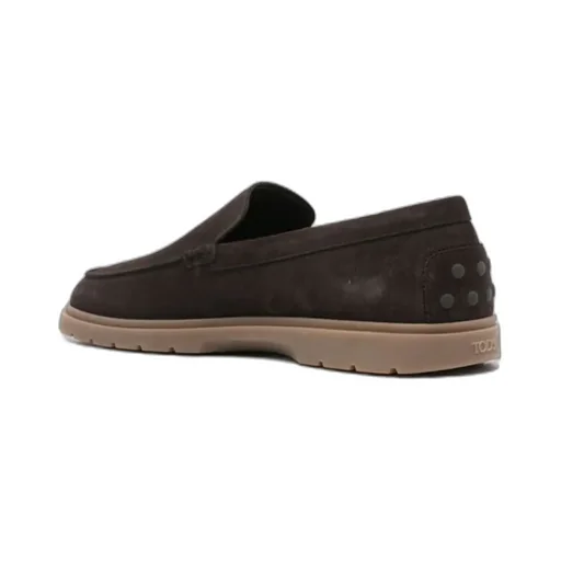 Round-Toe Slip-On Loafers
