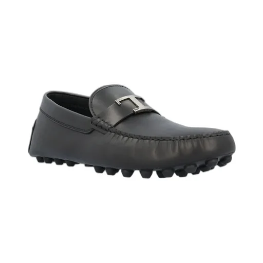 Gommino Logo Plaque Loafers