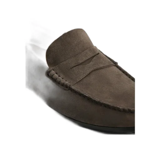 Suede Loafers