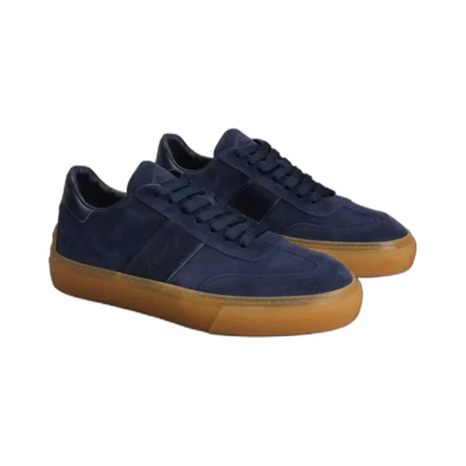 Logo Embossed Panelled Sneakers