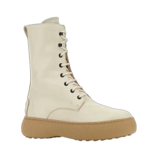 W. G. Round Toe Lace-Up Boots