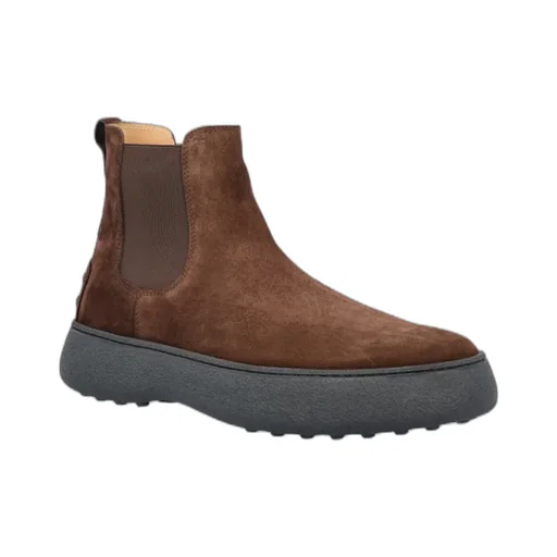 Flatform Round-Toe Ankle Boots