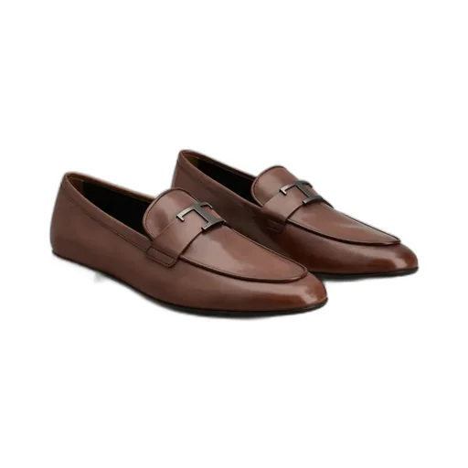Logo Plaque Slip-On Loafers