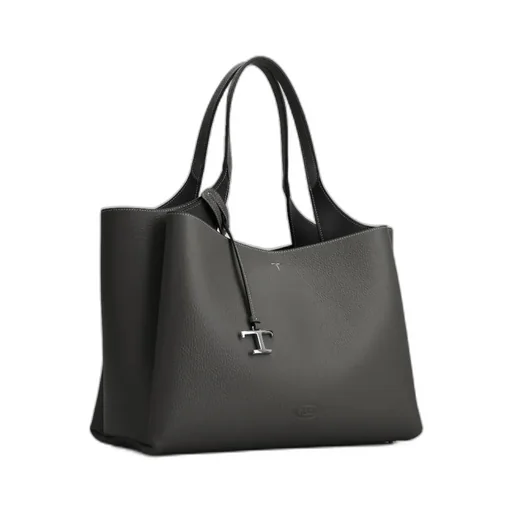 T Timeless Logo Plaque Medium Tote Bag