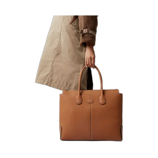 Di Logo Stamp Large Tote Bag