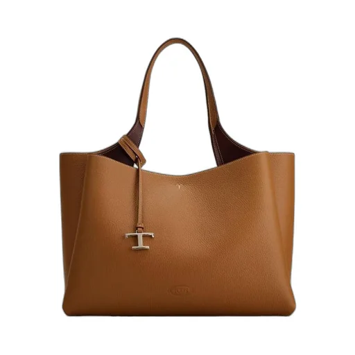 T Timeless Logo Plaque Medium Tote Bag