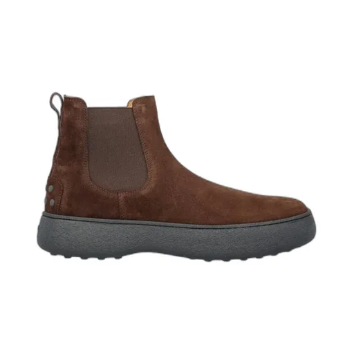 Flatform Round-Toe Ankle Boots