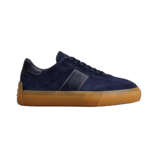 Logo Embossed Panelled Sneakers
