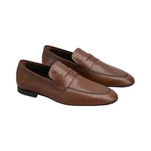 Logo-Embossed Slip-On Loafers