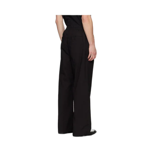 Drawstring-Waistband Wide-Leg Trousers
