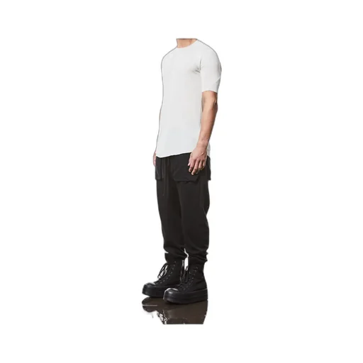 Ribbed Crew Neck T-Shirt