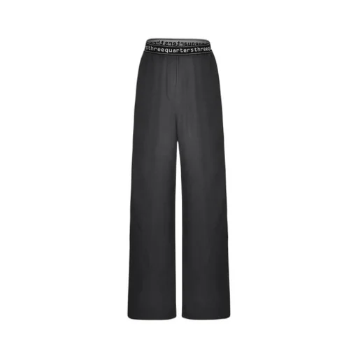Logo Wide-Legged Casual Pants