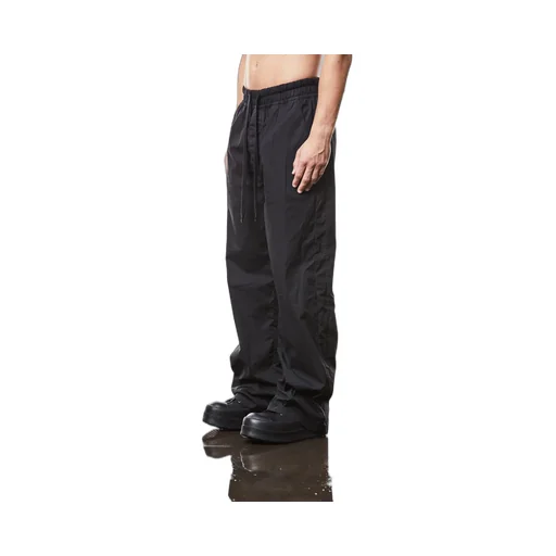 Drawstring-Waistband Wide-Leg Trousers