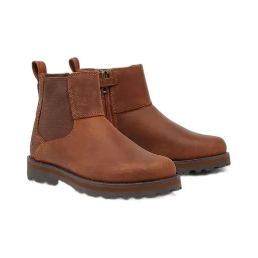 Round Head Chelsea Boots